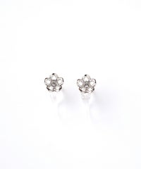 プチフラワー樹脂ノンホールイヤリング