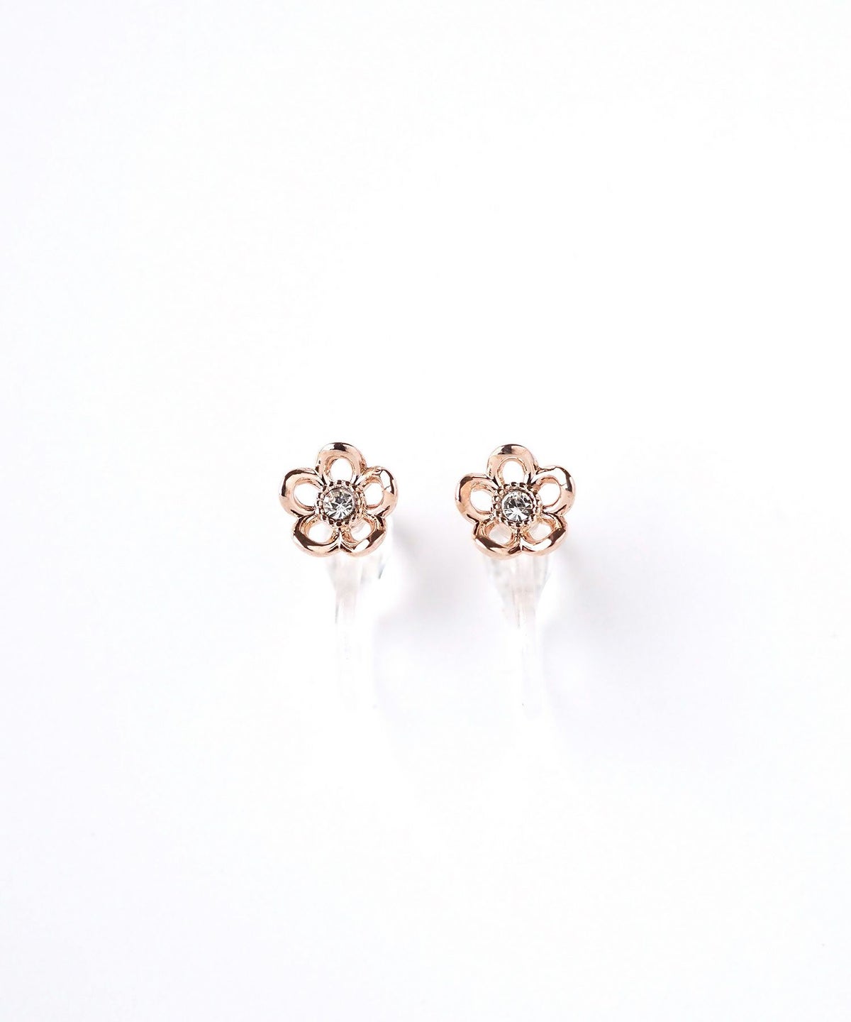 プチフラワー樹脂ノンホールイヤリング