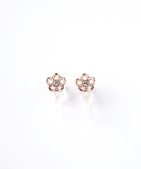 プチフラワー樹脂ノンホールイヤリング