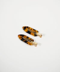 マーブル前髪クリップ2個セット