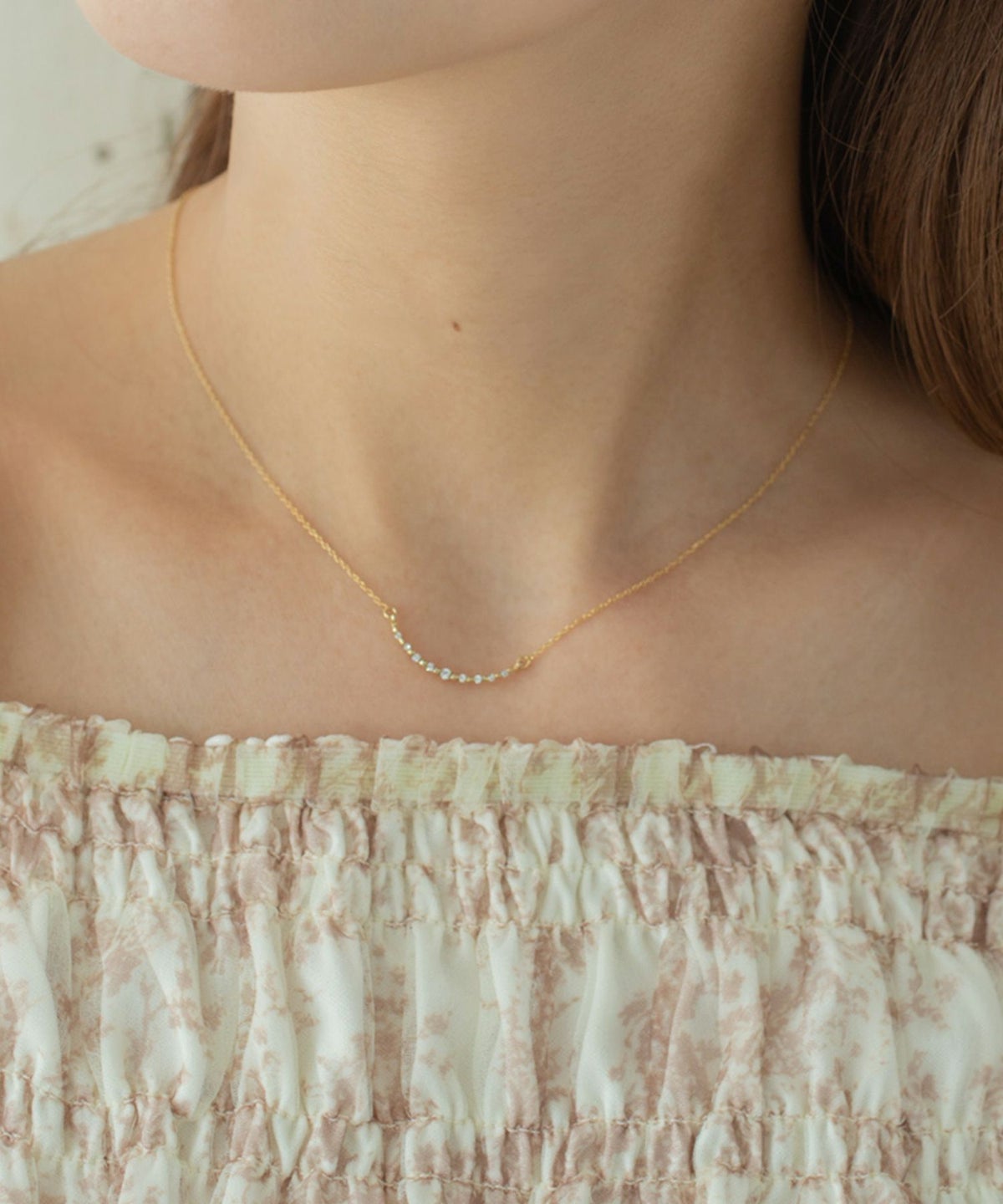 【web限定】ルミアーチストーンネックレス【Lumirise】