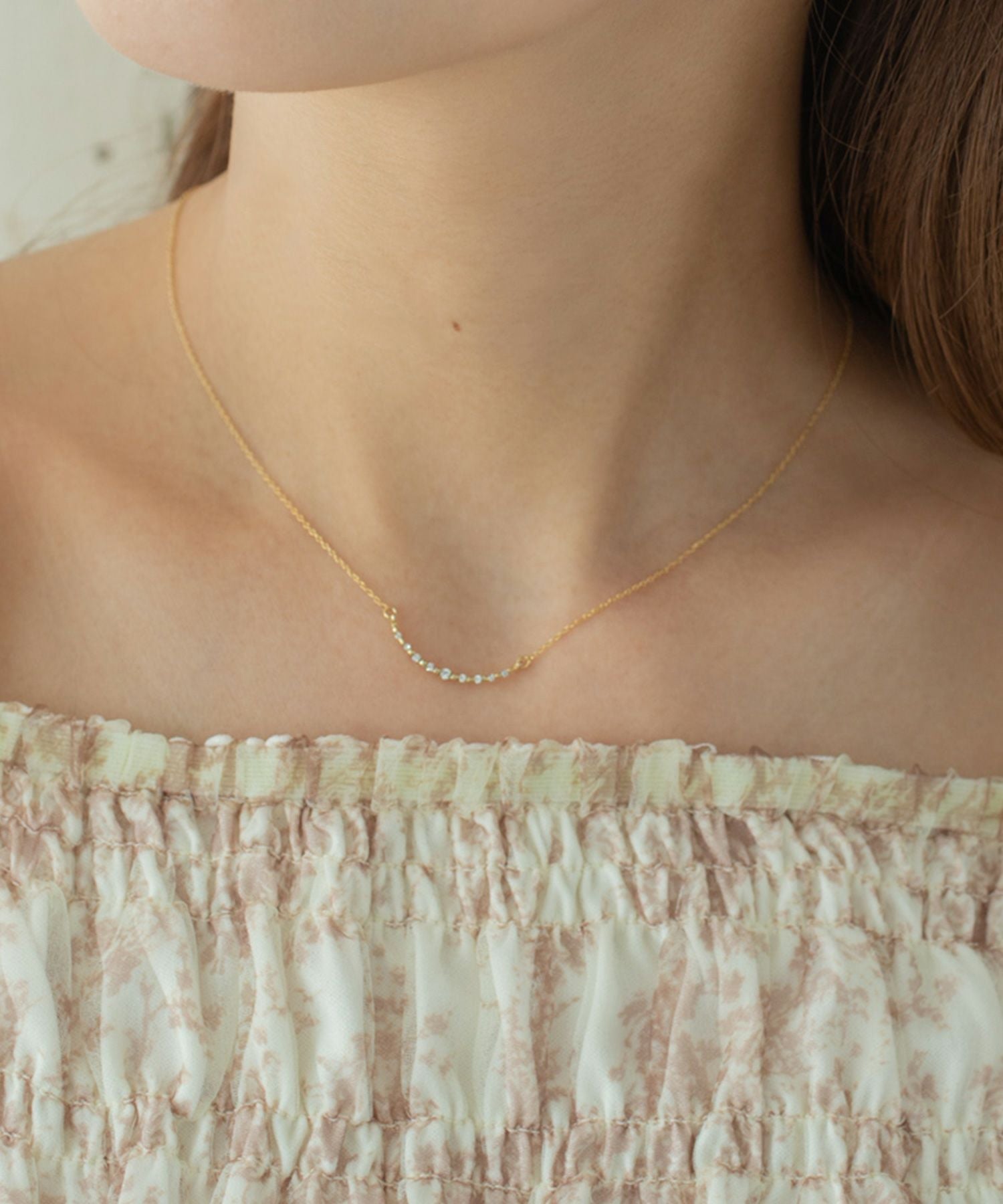 【web限定】ルミアーチストーンネックレス【Lumirise】