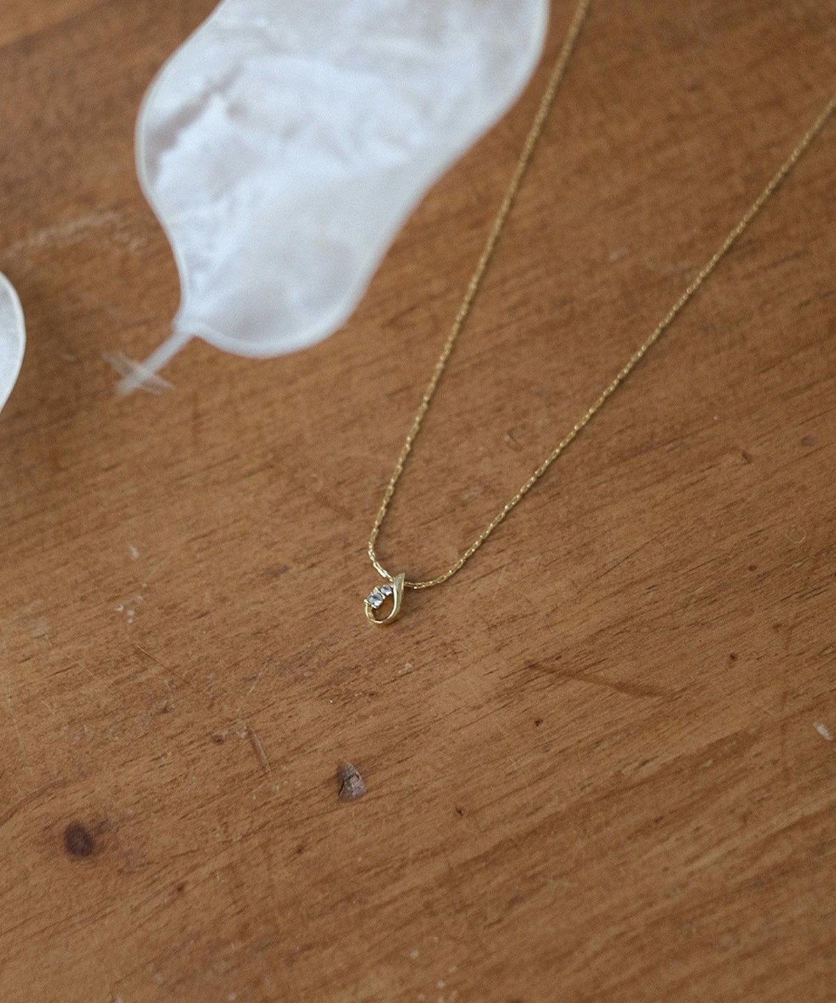 【web限定】ルミティアドロップストーンネックレス【Lumirise】