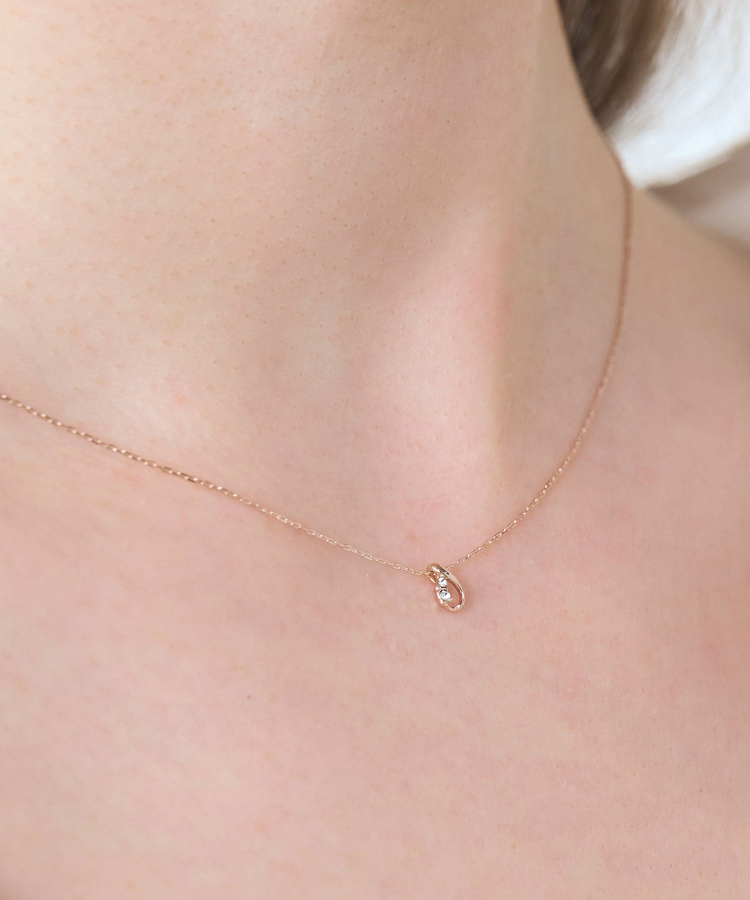 【web限定】ルミティアドロップストーンネックレス【Lumirise】