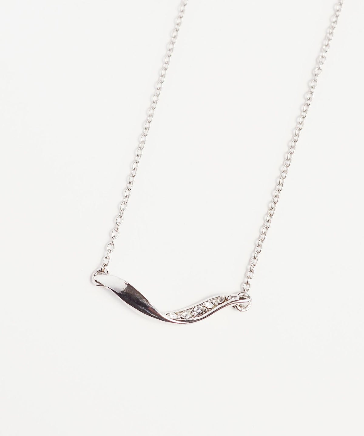 【web限定】ルミツイストバーストーンネックレス【Lumirise】