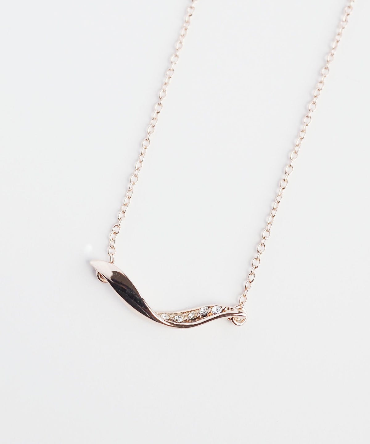 【web限定】ルミツイストバーストーンネックレス【Lumirise】