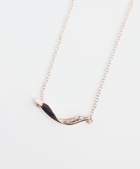 【web限定】ルミツイストバーストーンネックレス【Lumirise】