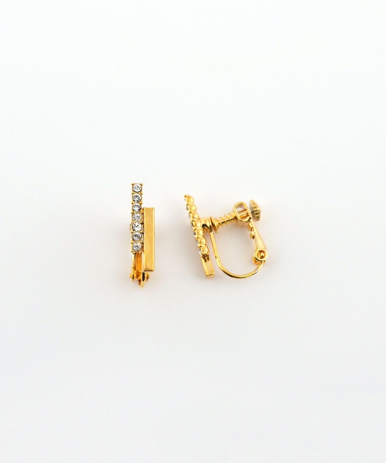 ダブルバーIMFスプリングイヤリング