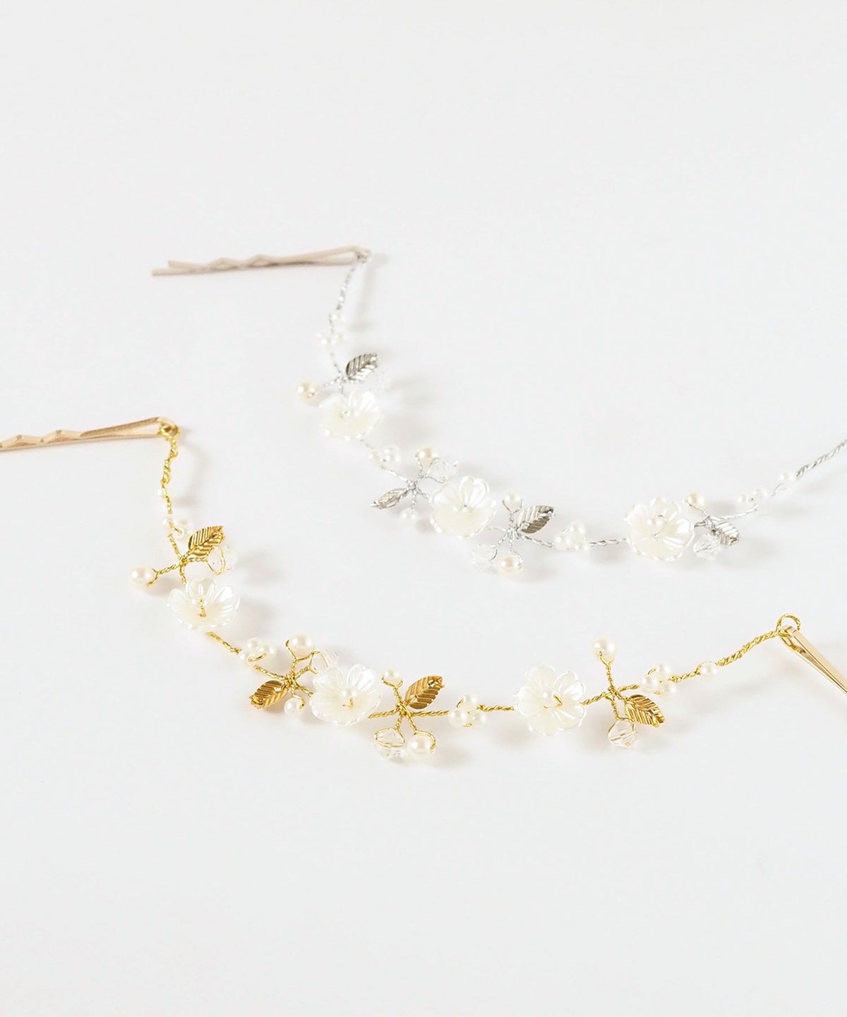 フラワーリーフハーフヘッドドレス