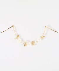 フラワーリーフハーフヘッドドレス