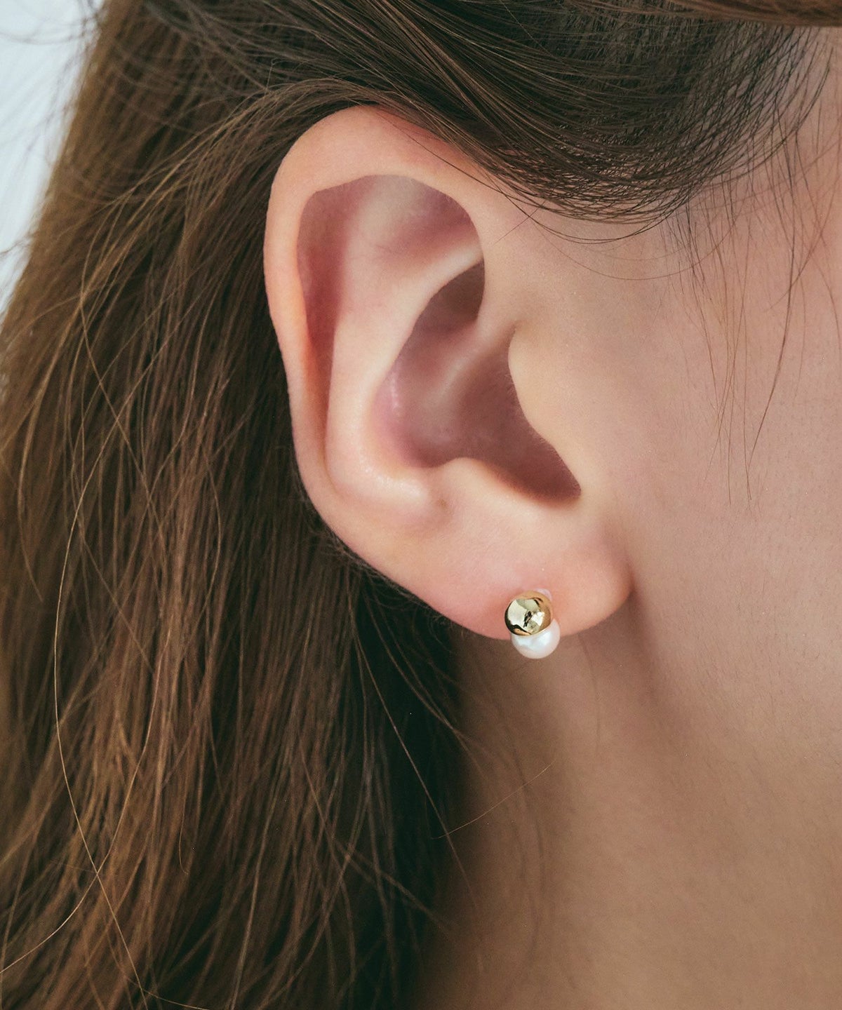 【web限定】ルミツインボールセラミックポストピアス【Lumirise】