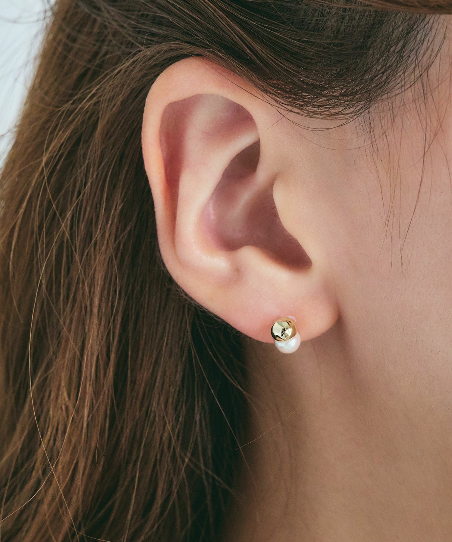 【web限定】ルミツインボールセラミックポストピアス【Lumirise】