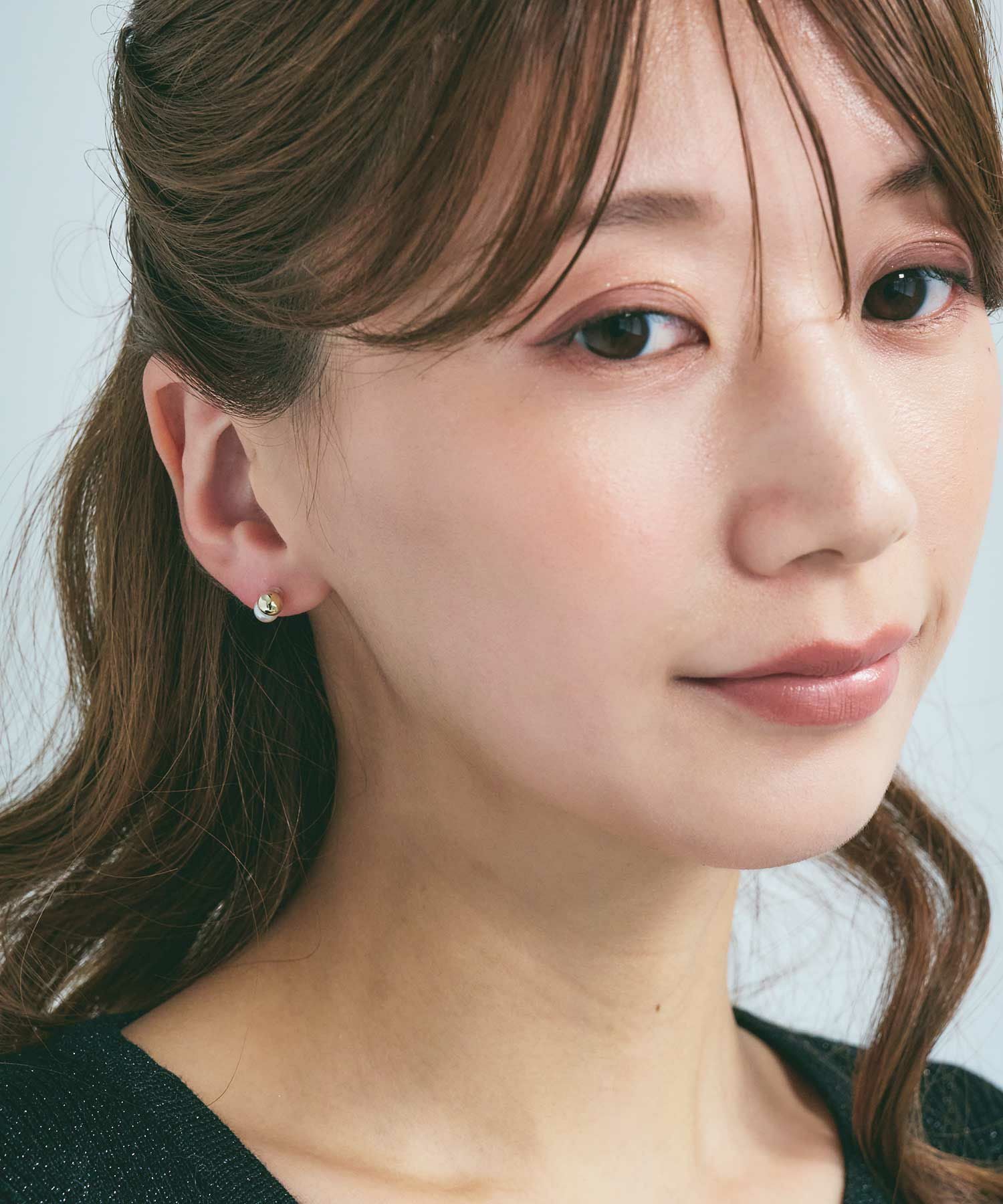 web限定】ルミツインボールセラミックポストピアス【Lumirise