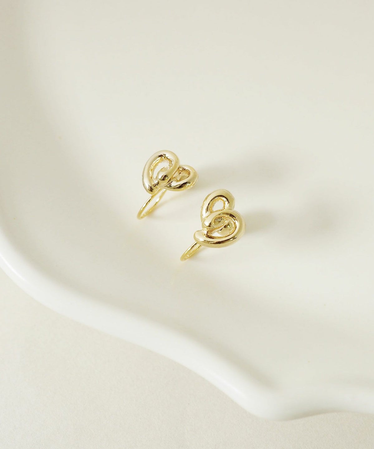 【web限定】ルミニュアンスリバーシブルノンホールイヤリング【Lumirise】