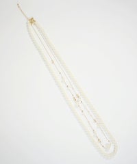 パールチェーン2wayネックレス