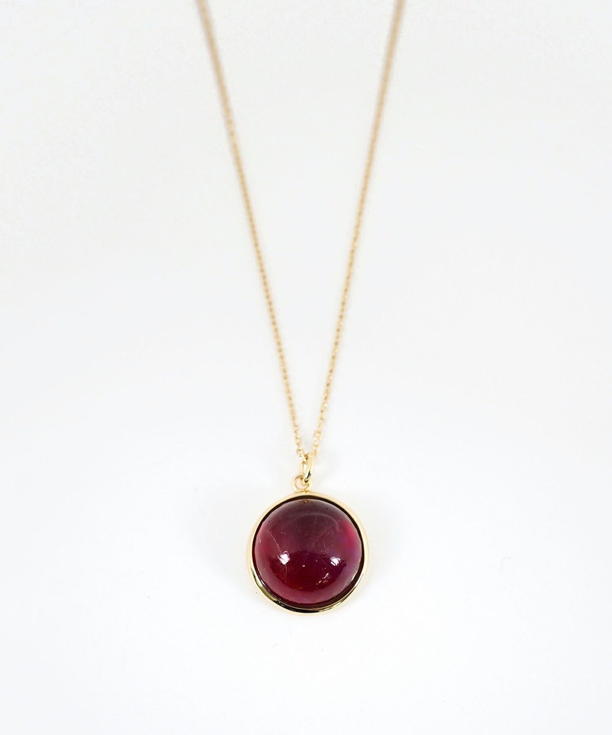 [SV925]ラウンドオーロラガラスネックレス【cucia】