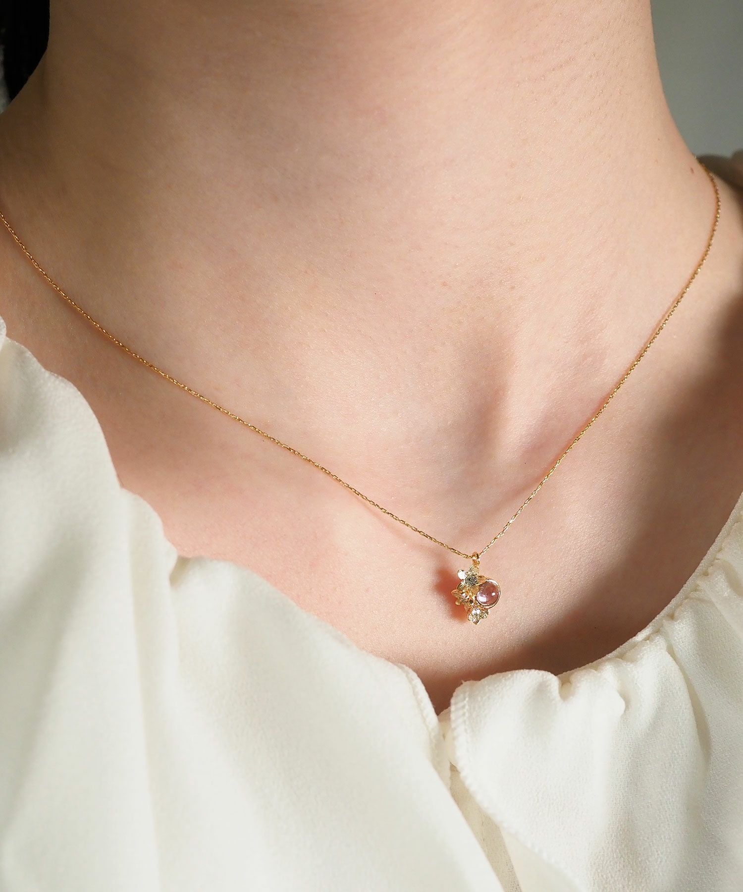 ナチュラルストーンブーケットネックレス【MUK Dreamy stone】