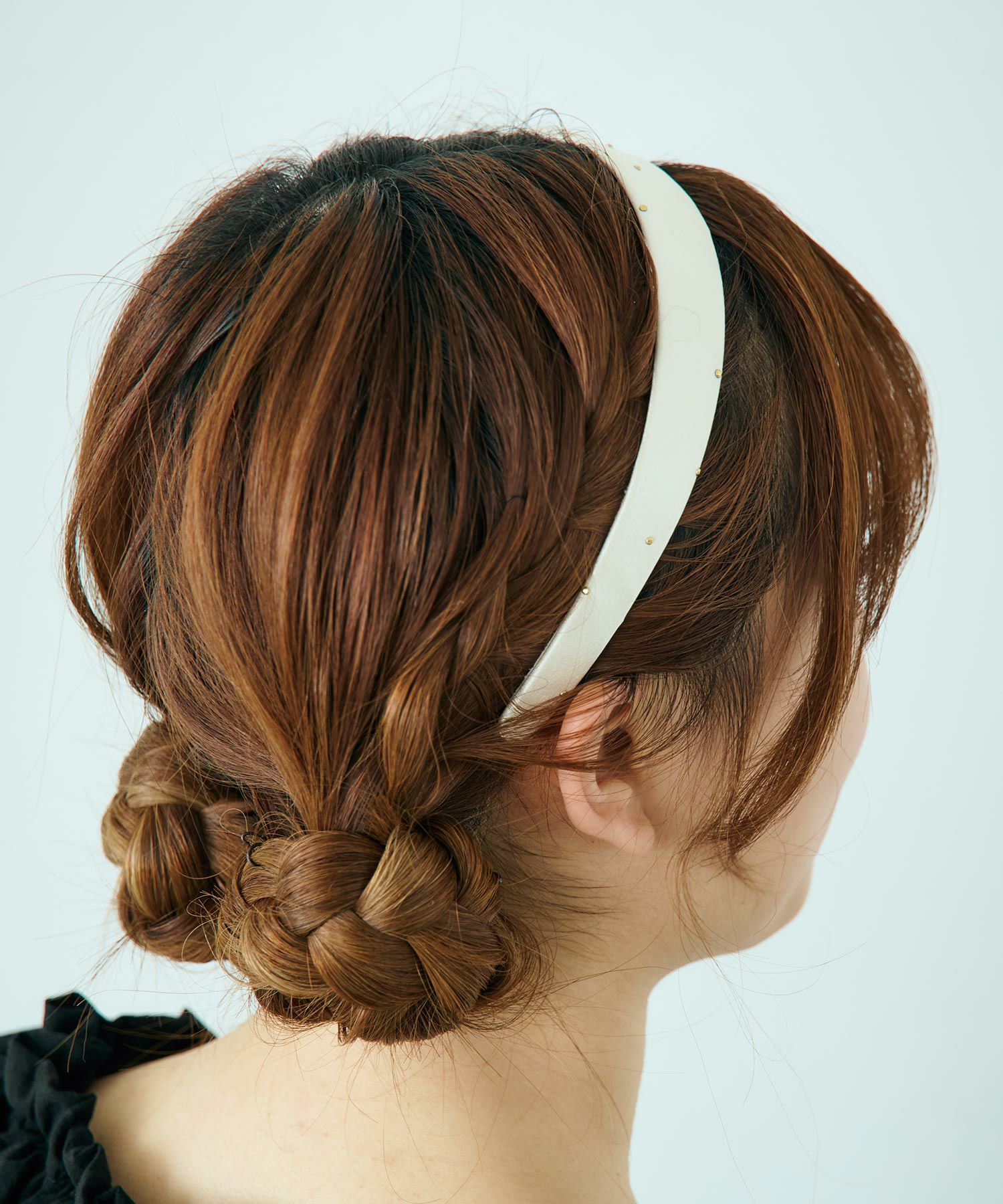 ドットサテンカチューシャ