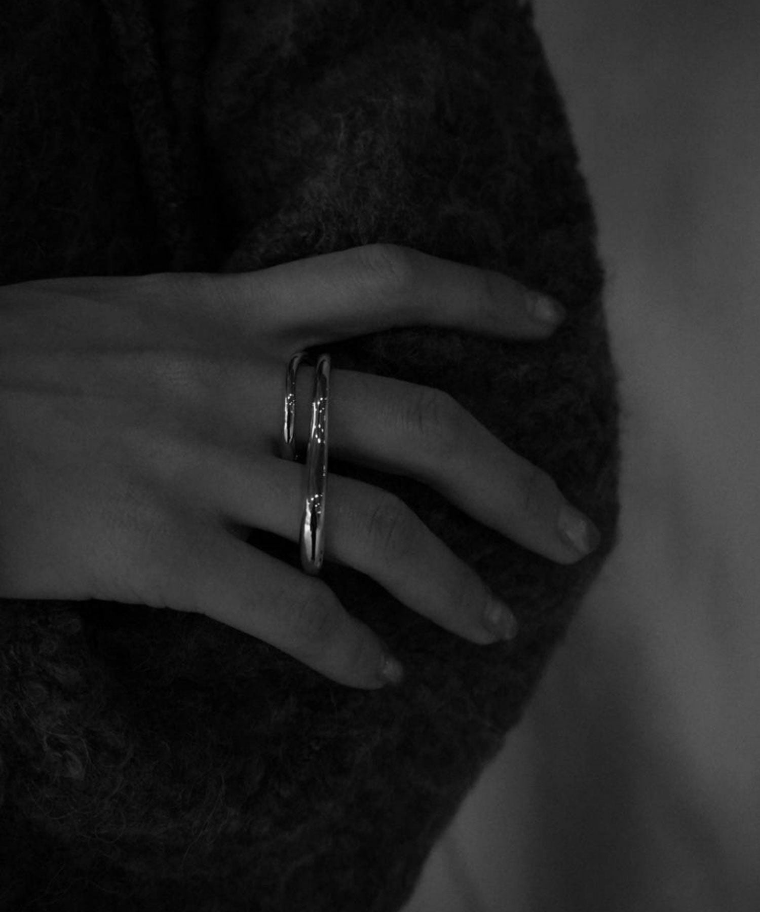 プランプメタルダブルリング