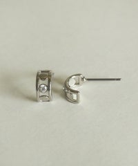 ジルコニアリングピアス