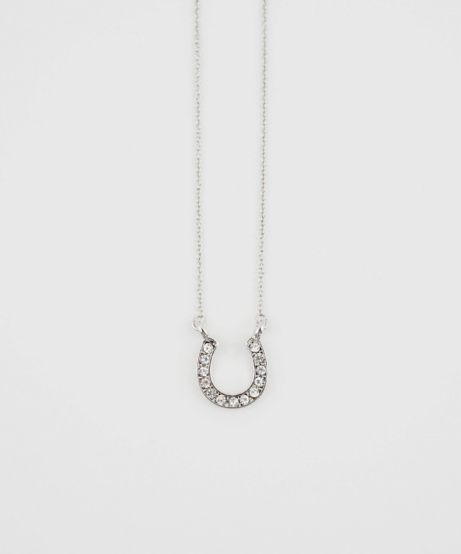 ビジューホースシュースライドネックレス