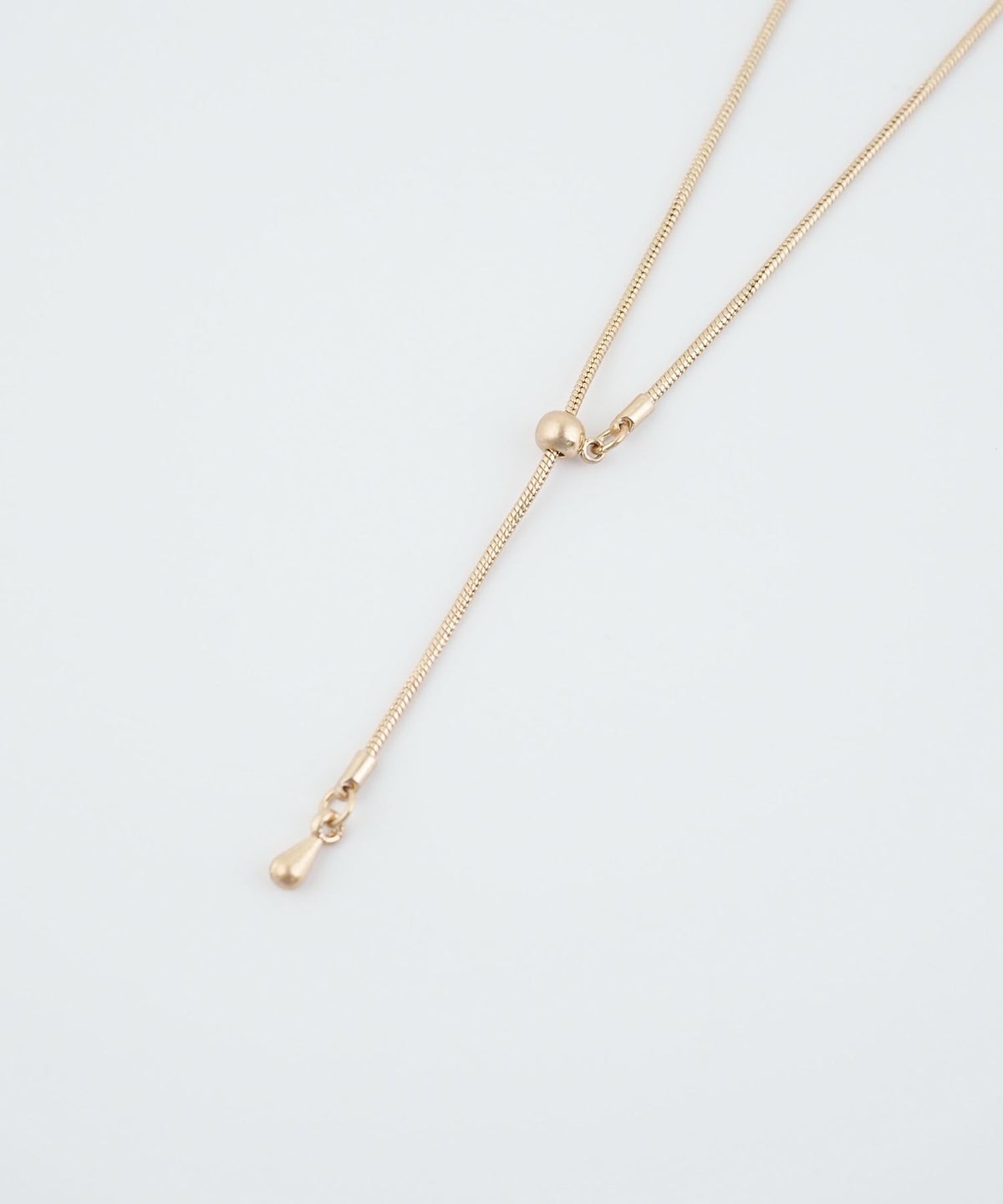 メタルワントップスライドロングネックレス