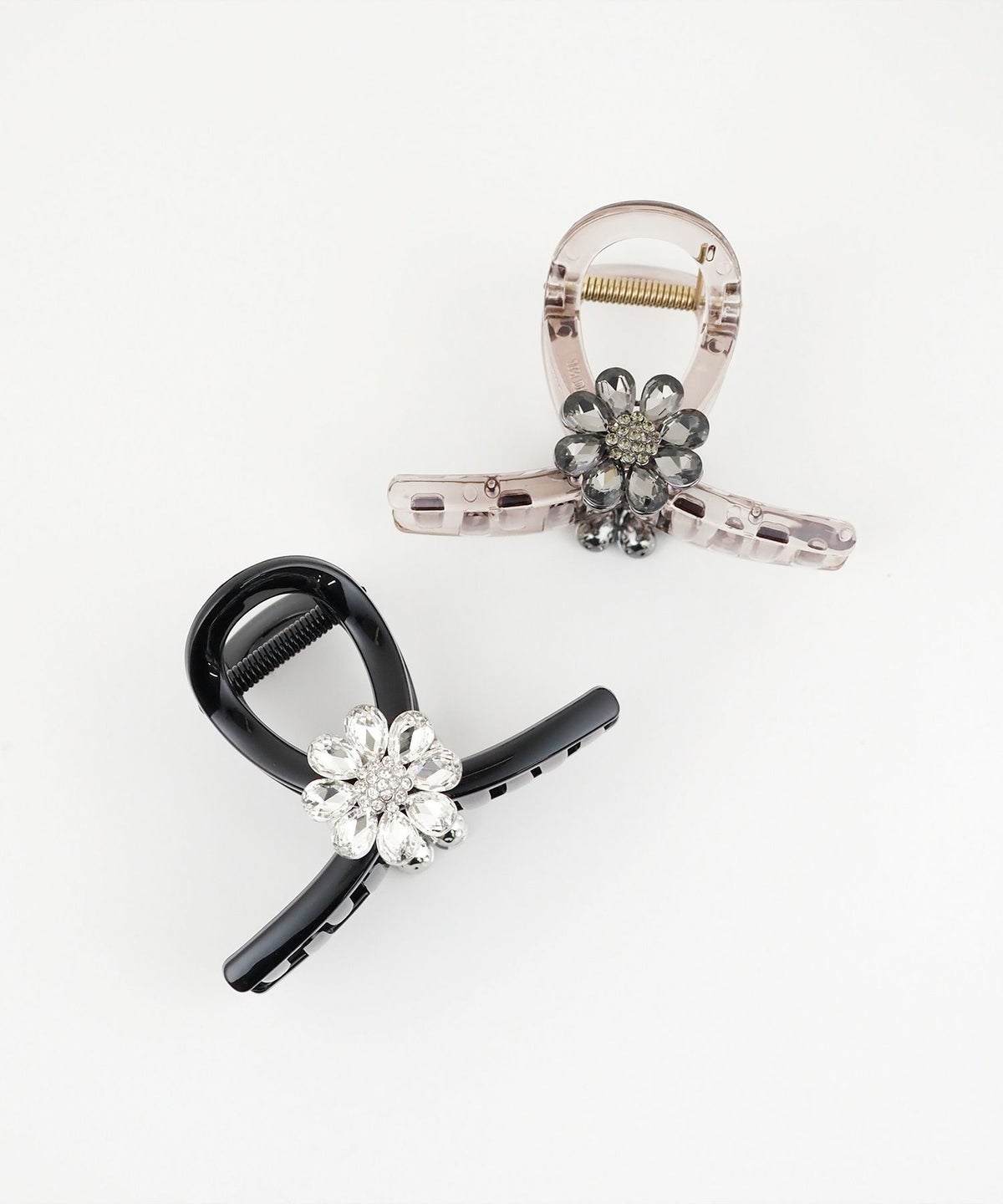 フラワービジューくるりんバンスクリップ