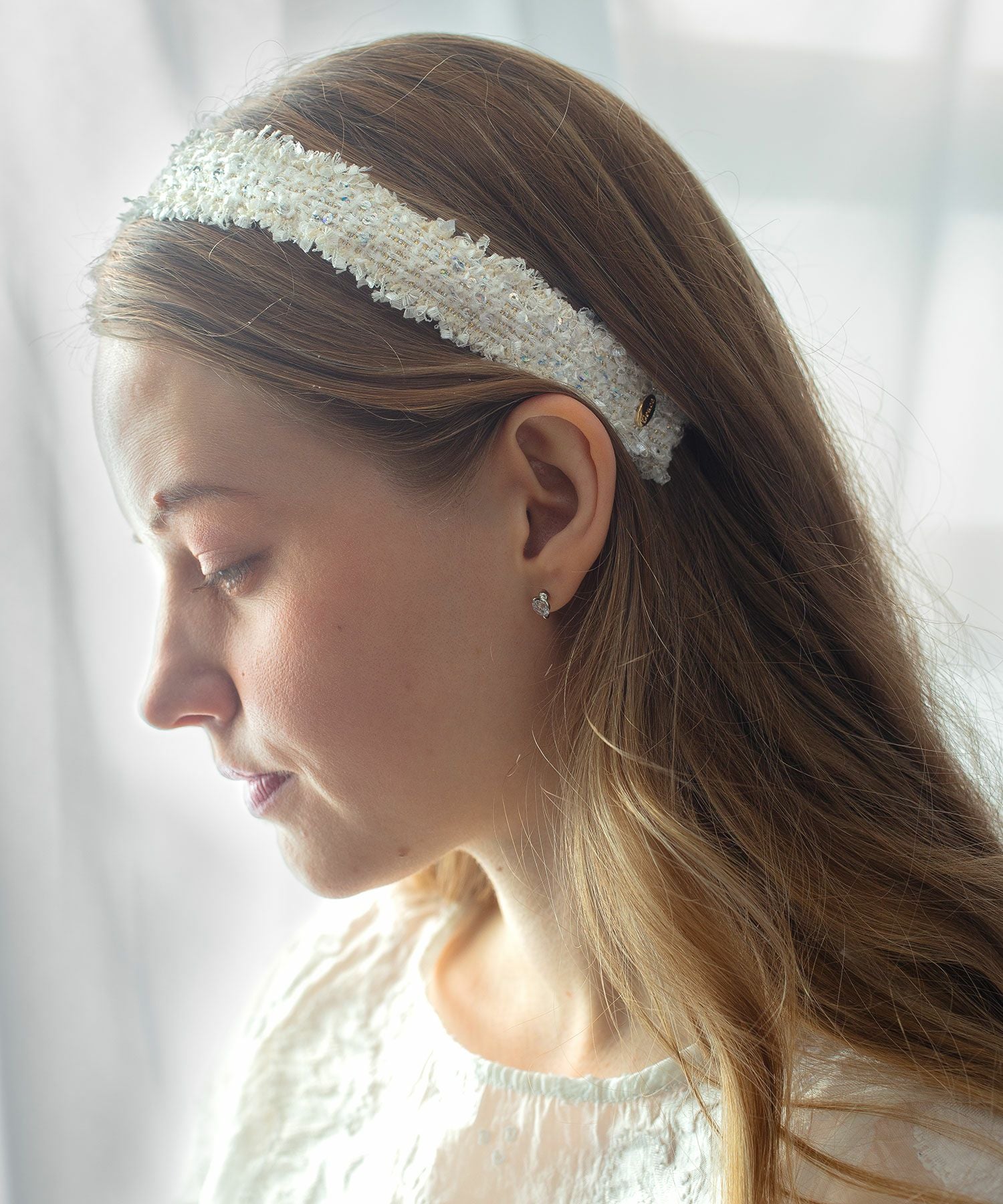 ツイードカチューシャ【Grace】