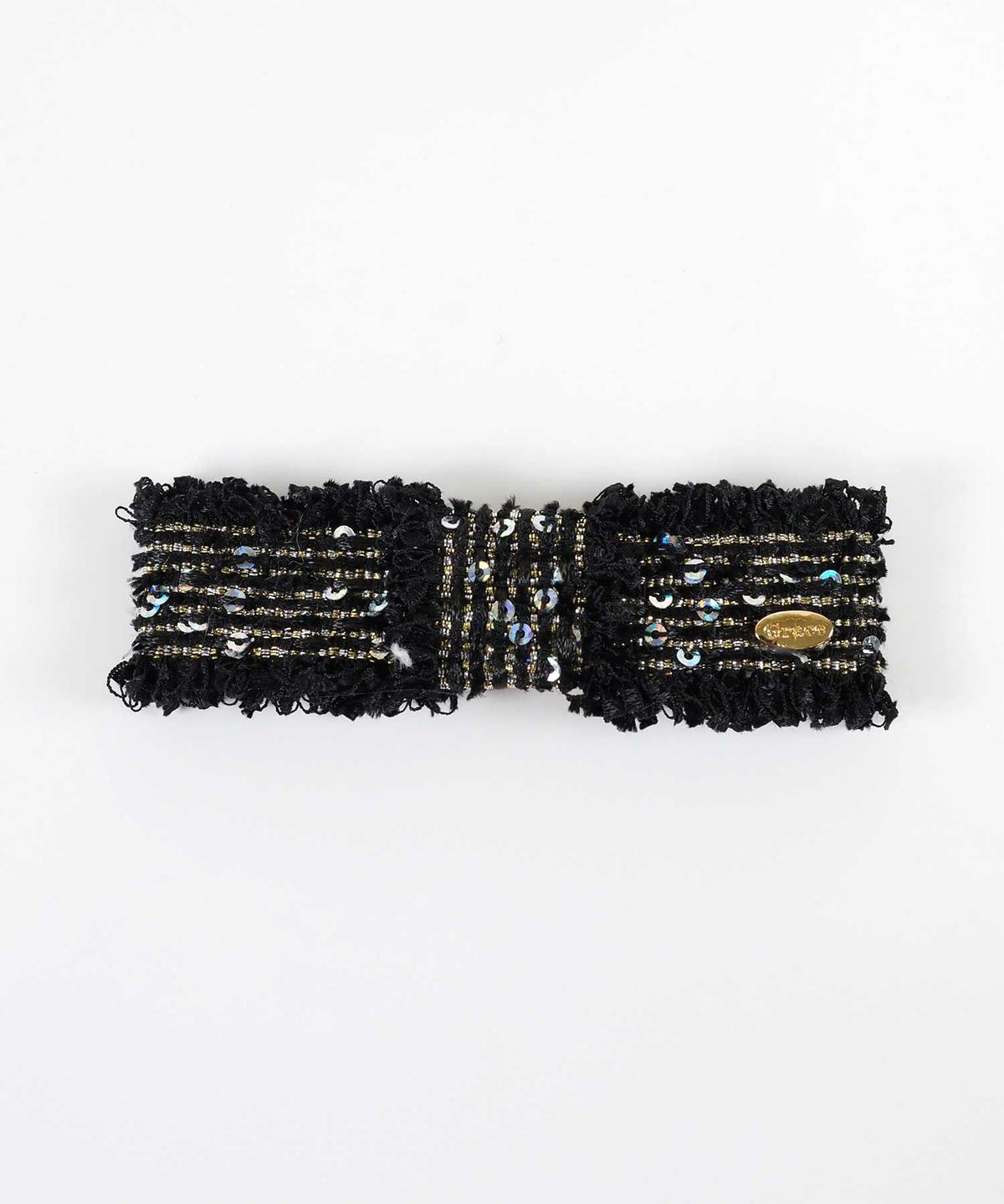 ツイードパッチンピン【Grace】