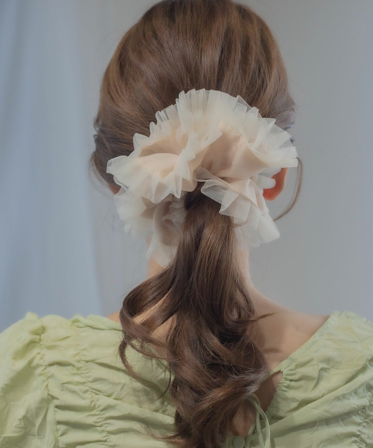 チュールフリルビッグシュシュ【Grace】