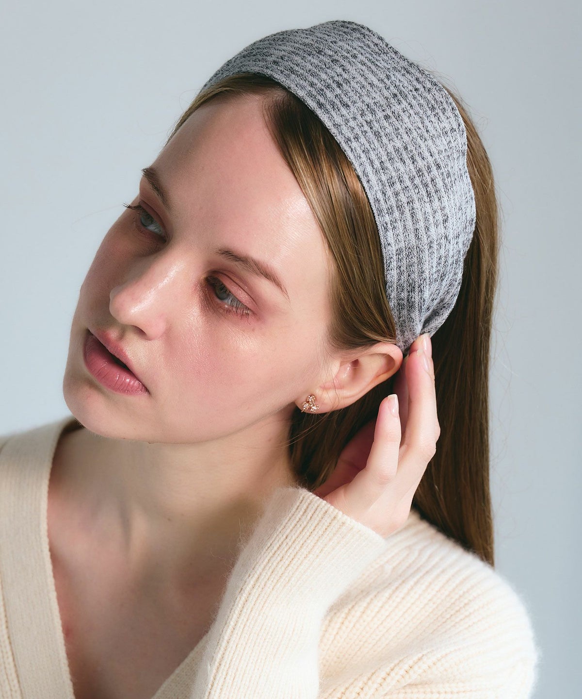 リブワイドカチューシャ