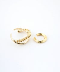 メタルボールセットイヤーカフ【MUK】