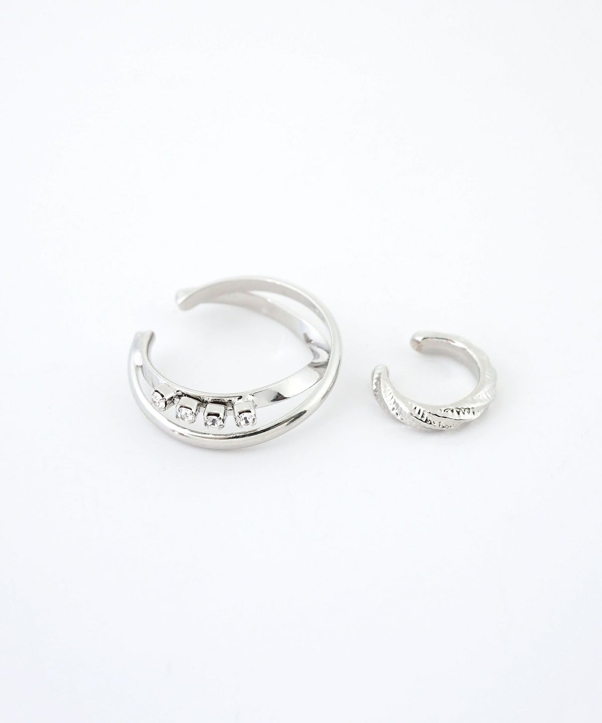 クアドロプルストーンセットイヤーカフ【MUK】