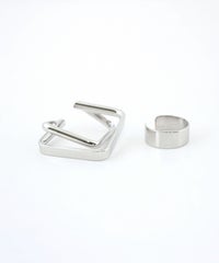 スクエアセットイヤーカフ【MUK】