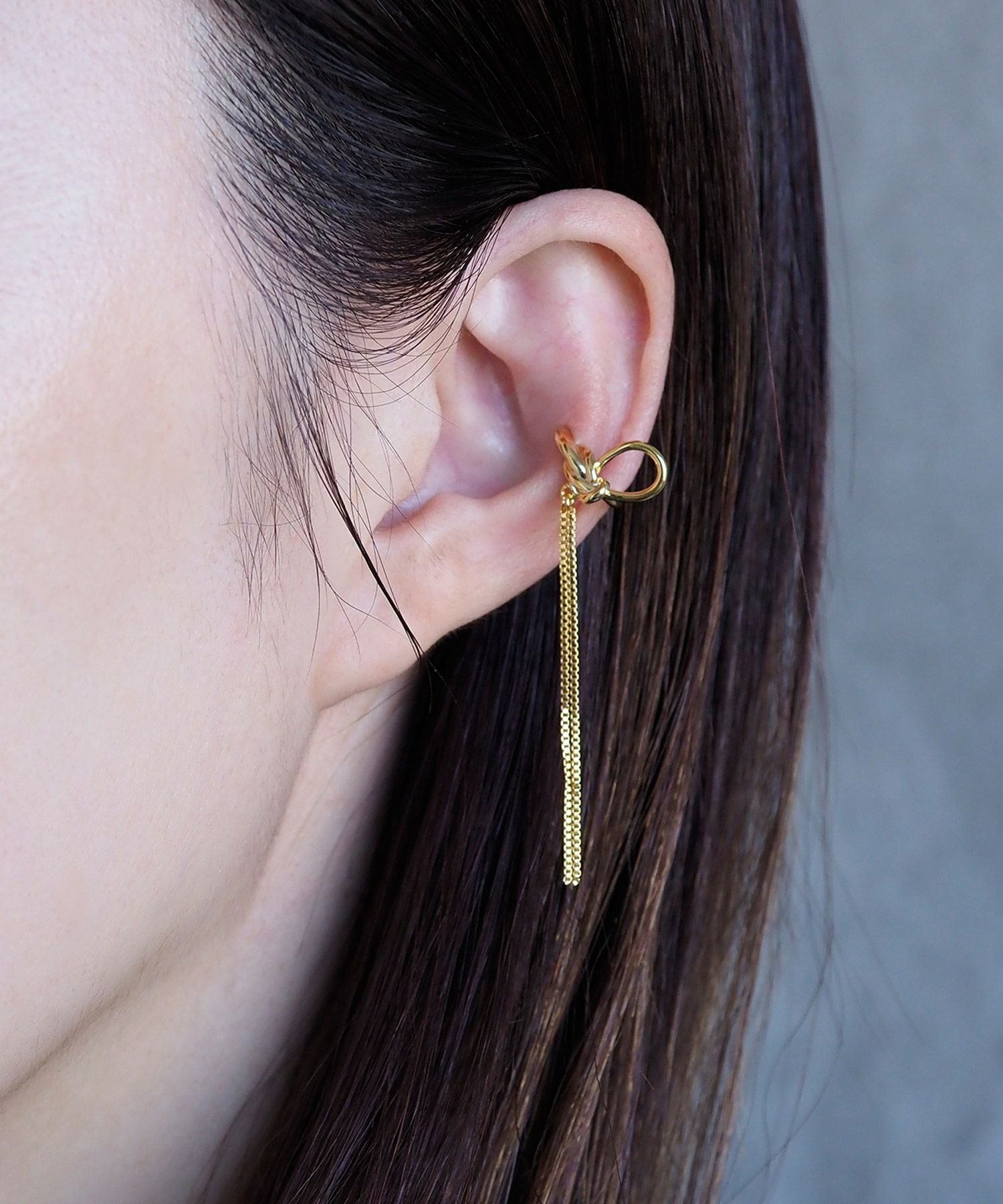 スウィングロングチェーンレフトイヤーカフ