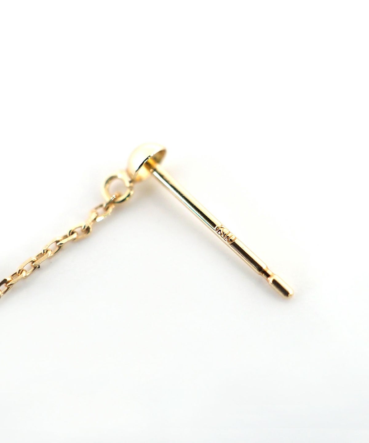 【web限定】[K10]プチフロラジェムストーンチェーンピアス