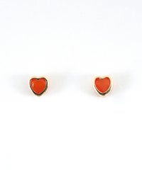 【web限定】[K10]ジェムストーンハートピアス