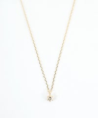 【公式】 [K10]バースストーンプチペンダント【cucia】