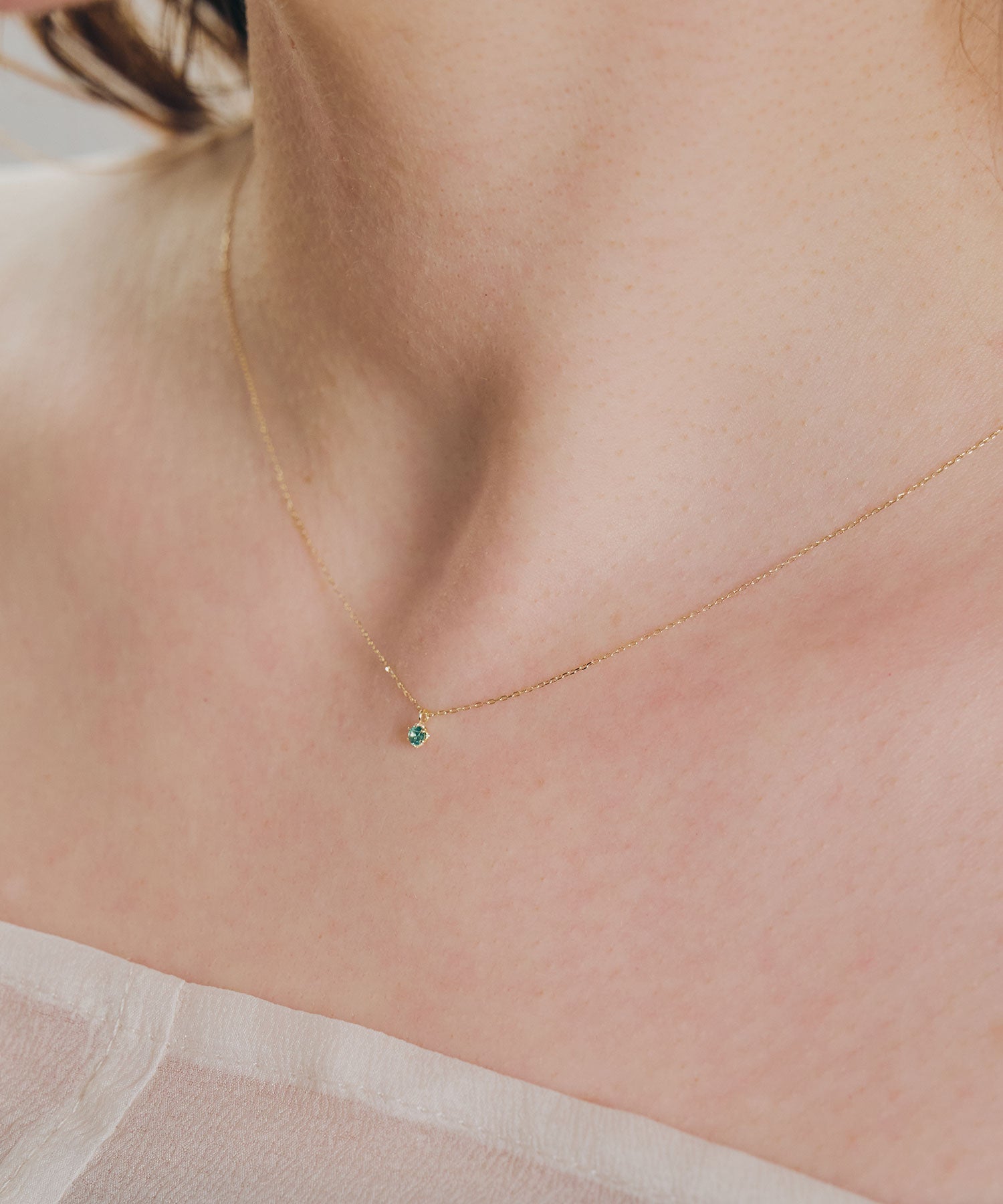 【公式】 [K10]バースストーンプチペンダント【cucia】