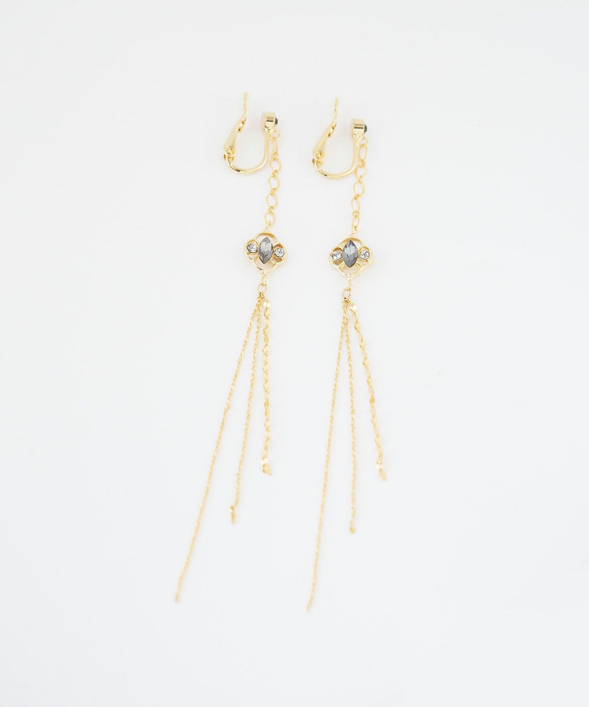 クローバーロングチェーンIMUFURETイヤリング