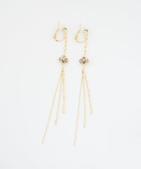 クローバーロングチェーンIMUFURETイヤリング