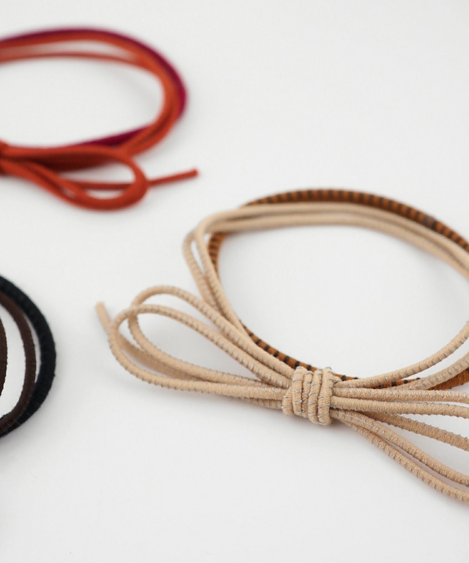 静電気軽減リボン結びヘアブレスレットセット