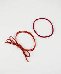 静電気軽減リボン結びヘアブレスレットセット