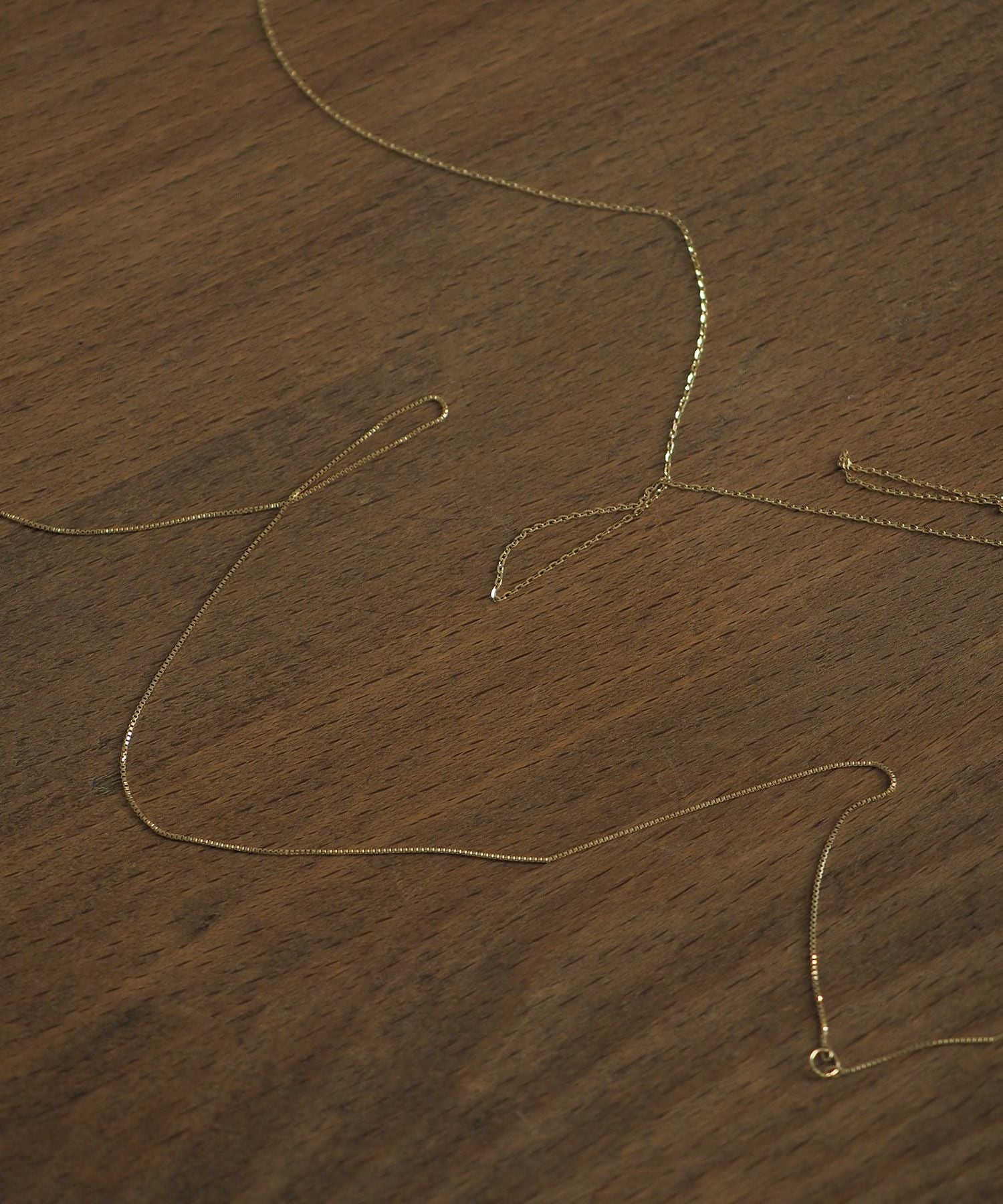 [K10]ベネチアンチェーンネックレス【cucia】