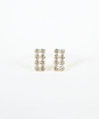 [K10]ユイットジルコニアピアス【cucia】