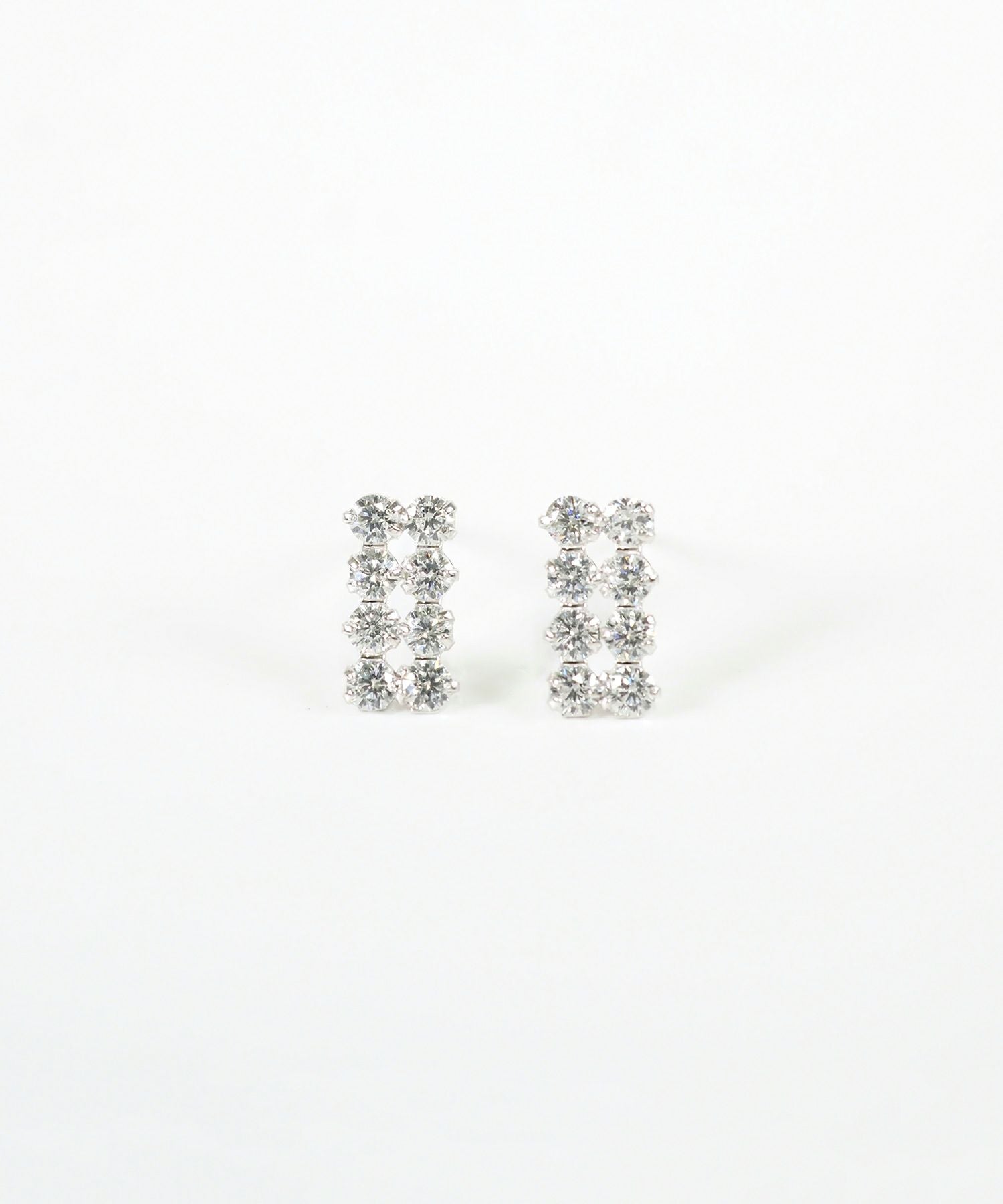 [K10]ユイットジルコニアピアス【cucia】