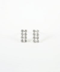 [K10]ユイットジルコニアピアス【cucia】