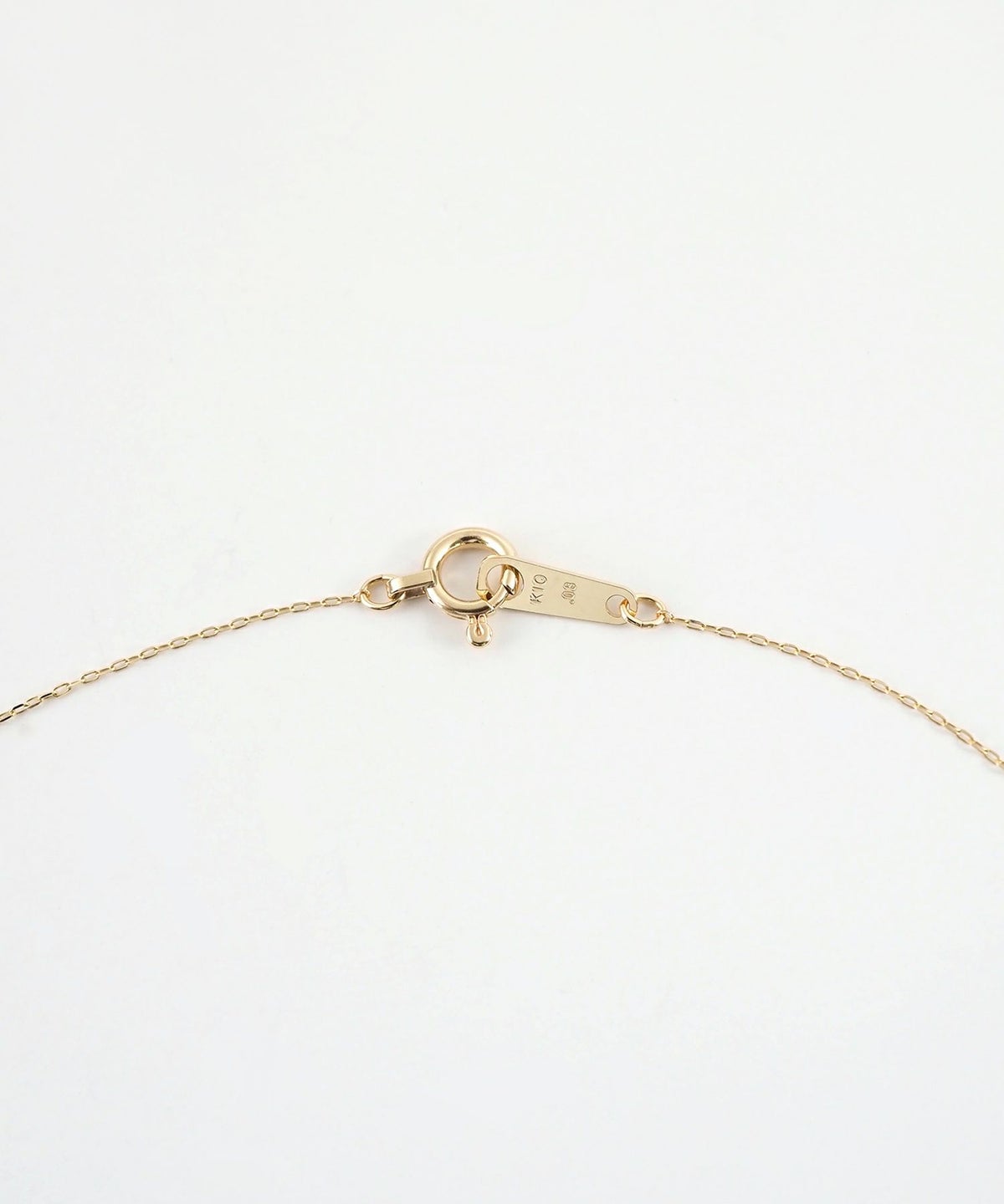 [K10]スターレットダイヤモンドプチペンダント【cucia】