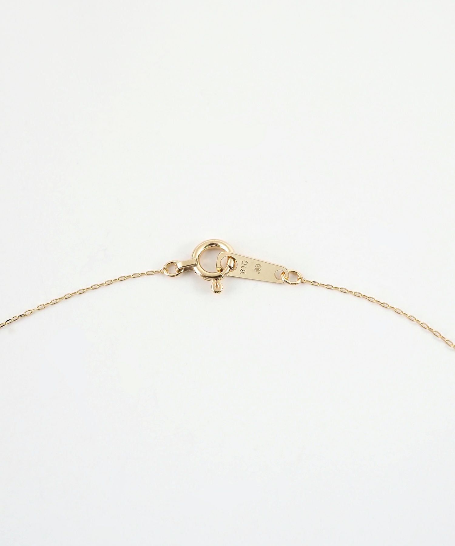 [K10]スターレットダイヤモンドプチペンダント【cucia】