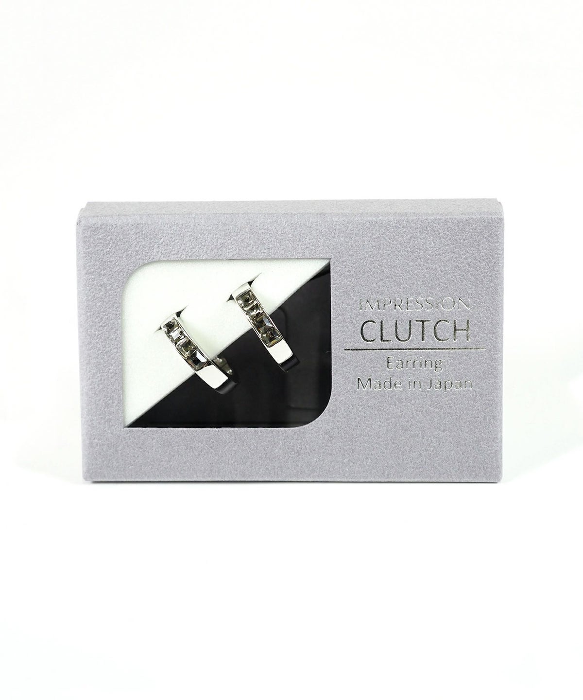 キューブラインクラッチイヤリング